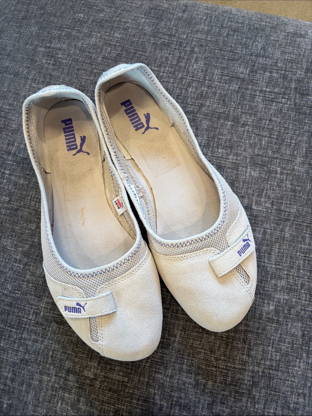 Puma Sabadella Women’s Cream Slip-On Ballet Flats